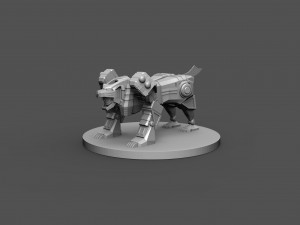 mmpr tigerzord 3d print model 3D प्रिंट मॉडल
