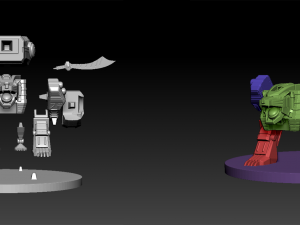 mmpr tigerzord 3d print model 3D प्रिंट मॉडल