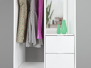 ikea wardrobe with dresses 3D-Modell
