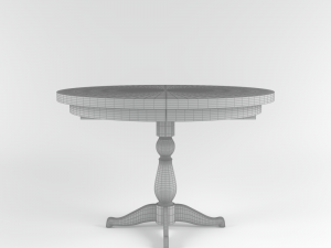 ingatorp ikea extendable table 3D मॉडल