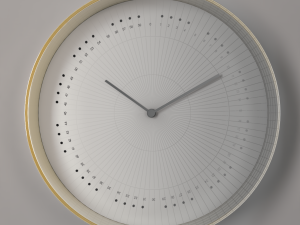 panorera wall clock 3D 모델