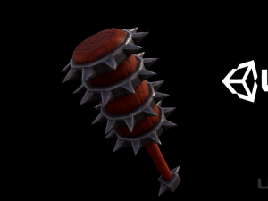 stylized melee pack 4 models Model 3D
