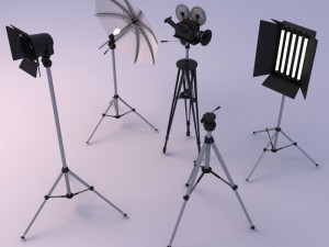 photography studio 3D Model