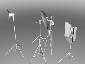 photography studio 3D Model