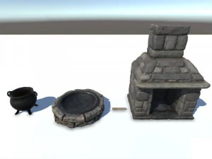 taberna medieval Modelo 3D