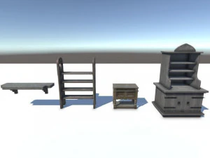 taberna medieval Modelo 3D