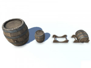 medieval tavern Modelo 3D