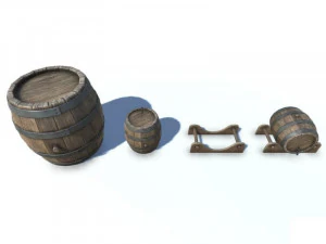 taberna medieval Modelo 3D