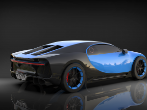 bugatti chiron Modelo 3D