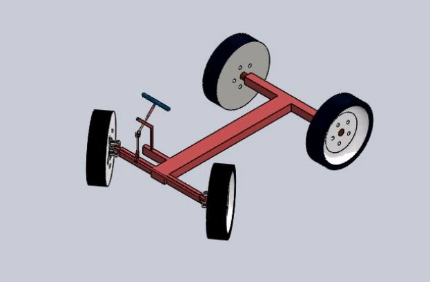 simple steering system 3D Print Model .c4d .max .obj .3ds .fbx .stl .blend