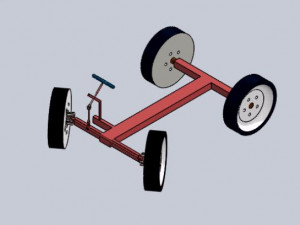 simple steering system 3D 프린트 모델