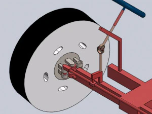 simple steering system 3D Print Model