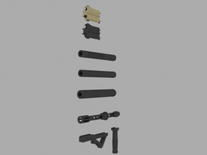 mk18 sopmod 3D Model