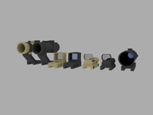 mk18 sopmod 3D Model