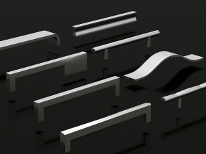 kitchen handles 3D 모델