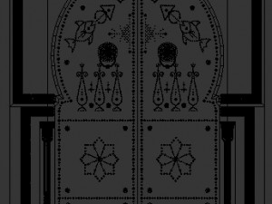 traditional tunisian door Modelo 3D