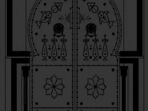 traditional tunisian door 3D Model