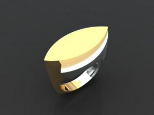 gold leaf 3D प्रिंट मॉडल