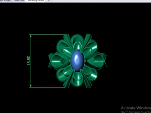 flower ring 3D Print Model