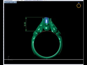 flower ring 3D Print Model