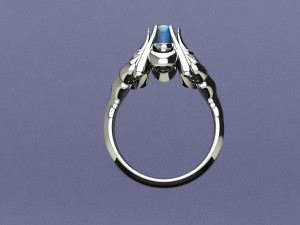 flower ring Modèles 3D en vedette