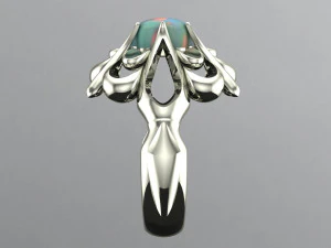 flower ring 3D Print Model