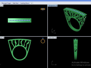 seven ring 3D 打印模型