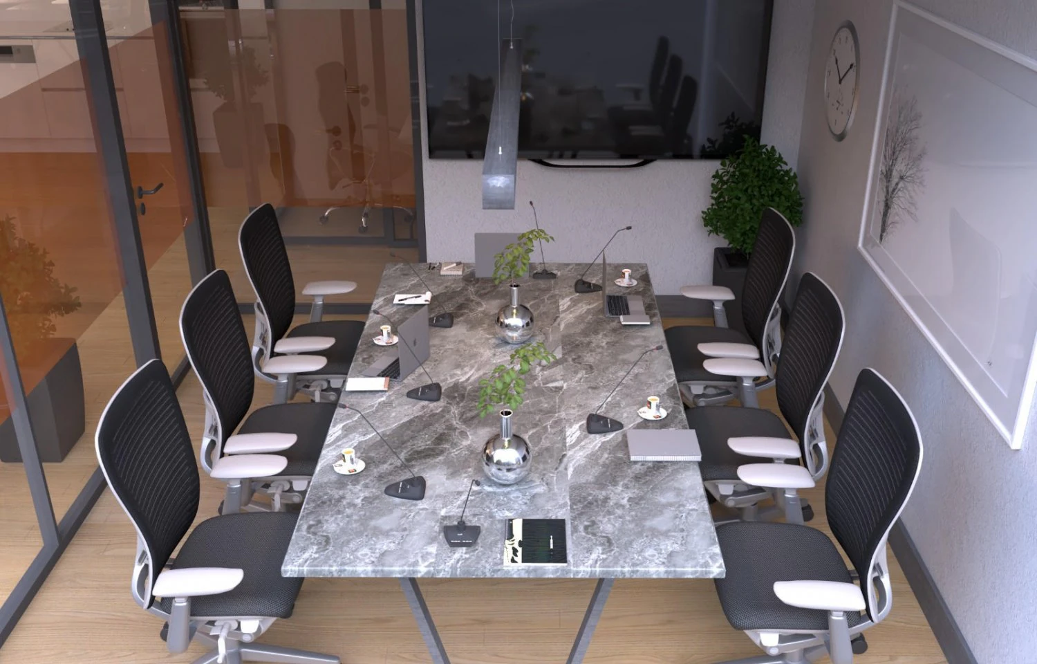 Office design 3D Model .c4d .max .obj .3ds .fbx .stl .blend 
