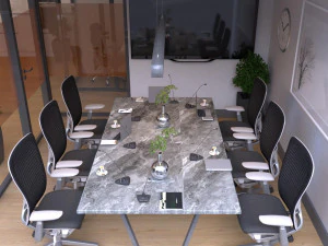 Progettazione di uffici Modello 3D