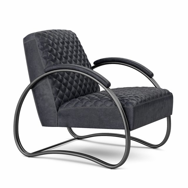 armchair dialma brown db003975 Model 3D .c4d .max .obj .3ds .fbx .stl .blend 