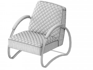 armchair dialma brown db003975 Model 3D