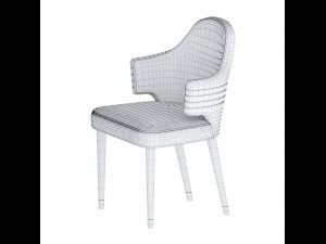 table brad and chair carol by antonelli atelier 3D Модель