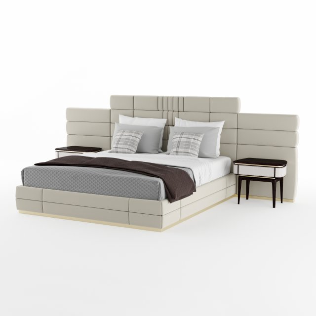 bed norton by antonelli atelier Model 3D .c4d .max .obj .3ds .fbx .stl .blend 