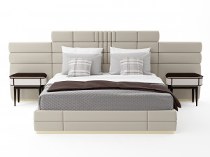 bed norton by antonelli atelier Model 3D