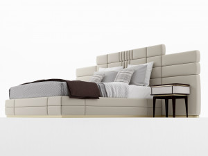 bed norton by antonelli atelier Model 3D