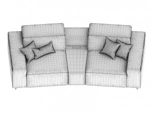 relax-sofa soho by divanidea 3D Model