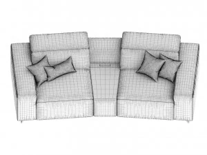 relax-sofa soho by divanidea 3D Model