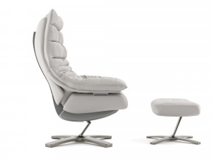 recliner chair re-vive lounge by natuzzi 3D Model