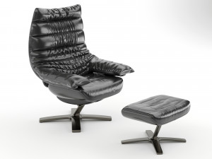 recliner chair re-vive lounge by natuzzi 3D Model