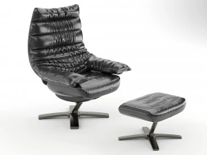 recliner chair re-vive lounge by natuzzi 3D Model