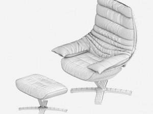 recliner chair re-vive lounge by natuzzi 3D Model