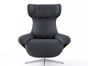 ilia recliner chair by natuzzi 3D Model
