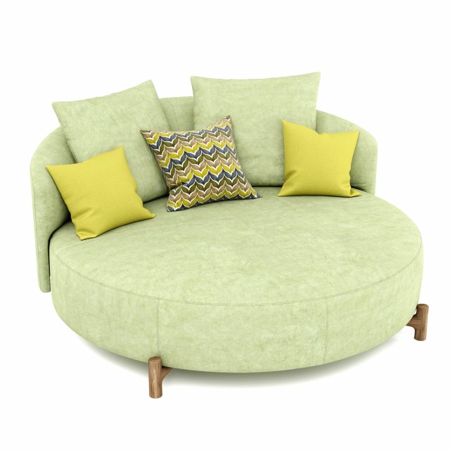 sofa amalia by natuzzi Model 3D .c4d .max .obj .3ds .fbx .stl .blend