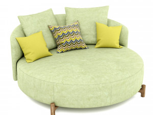 sofa amalia by natuzzi 3Dモデル