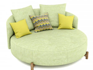 divano amalia di natuzzi Modello 3D