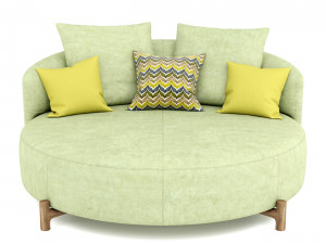 sofa amalia by natuzzi Model 3D