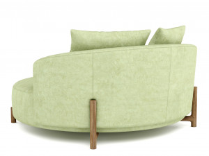 sofa amalia by natuzzi Model 3D