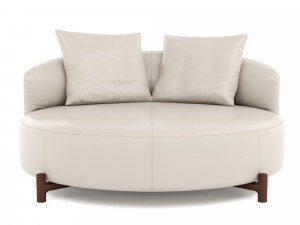sofa amalia by natuzzi Model 3D