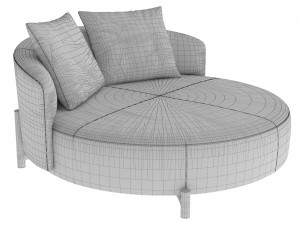 sofa amalia by natuzzi Model 3D