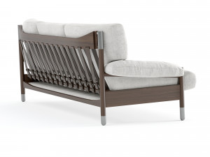 sofa sella by tacchini 3Dモデル
